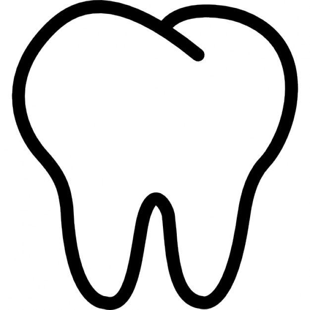 Tooth outline Icons.