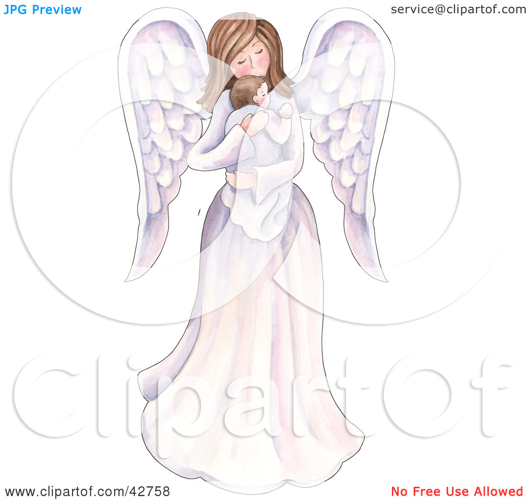 Download clipart of an angel mother and her children 20 free ...