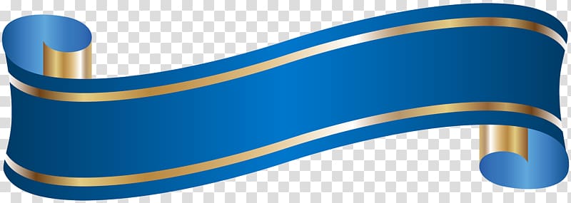 Blue ribbon , Banner , blue ribbon transparent background PNG.