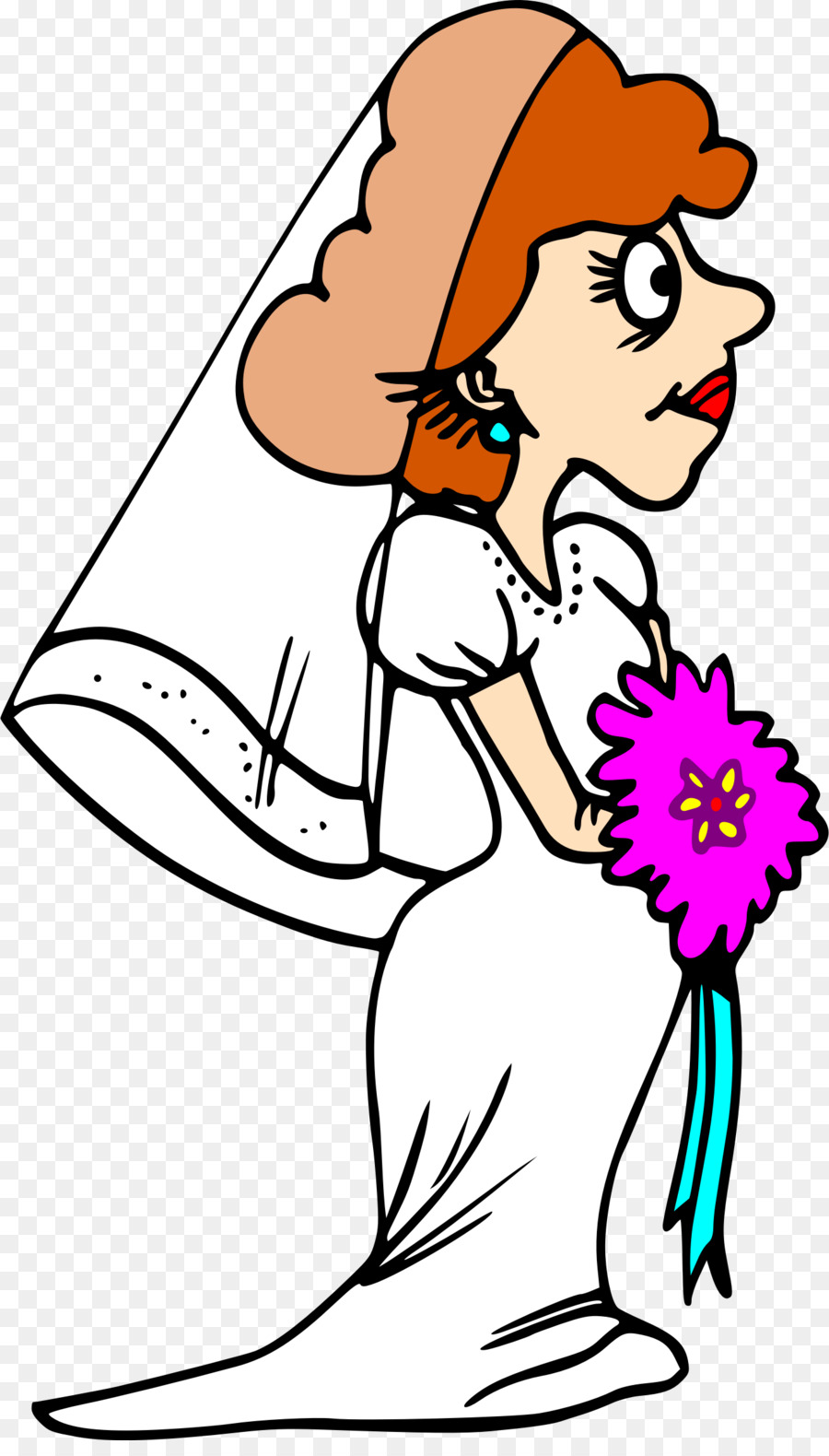 Bride Cartoon clipart.