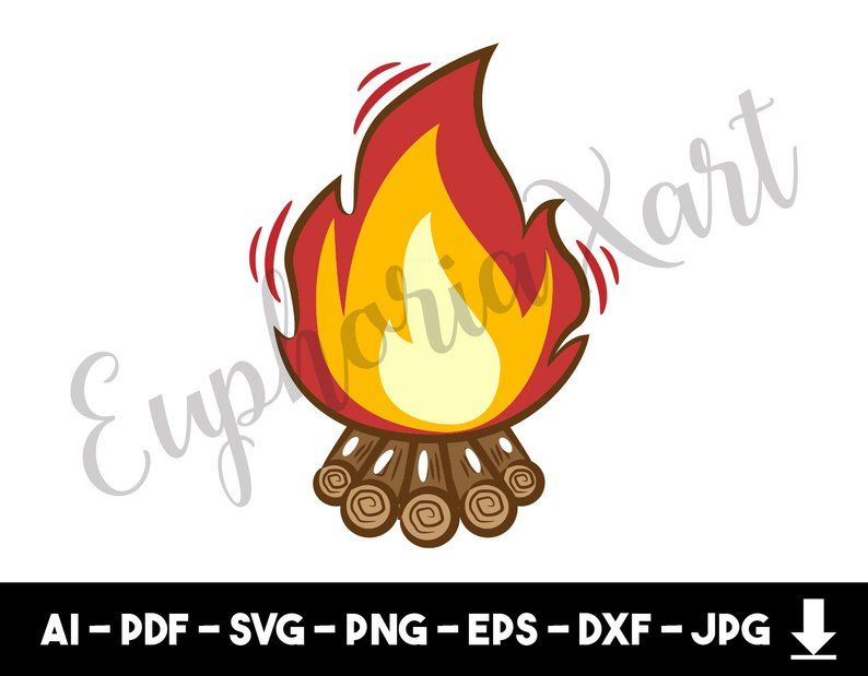 Campfire svg, campfire cricut, campfire logo, campfire.