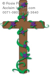 Clipart Of Christian Easter Objects.