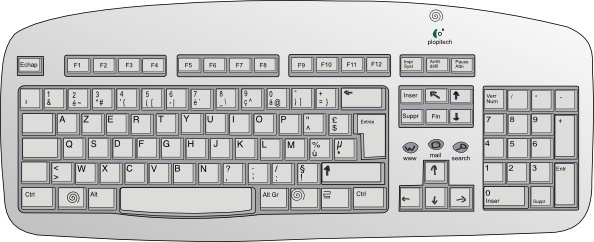 Free Clipart Computer Keyboard.