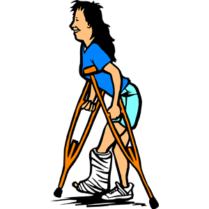 woman on crutches clipart 10 free Cliparts | Download images on