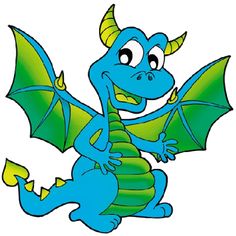 Cute Dragons Cartoon Clip Art Images.All Dragon Cartoon Picture.