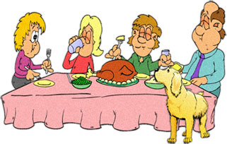 Eat Dinner With Family Clipart.