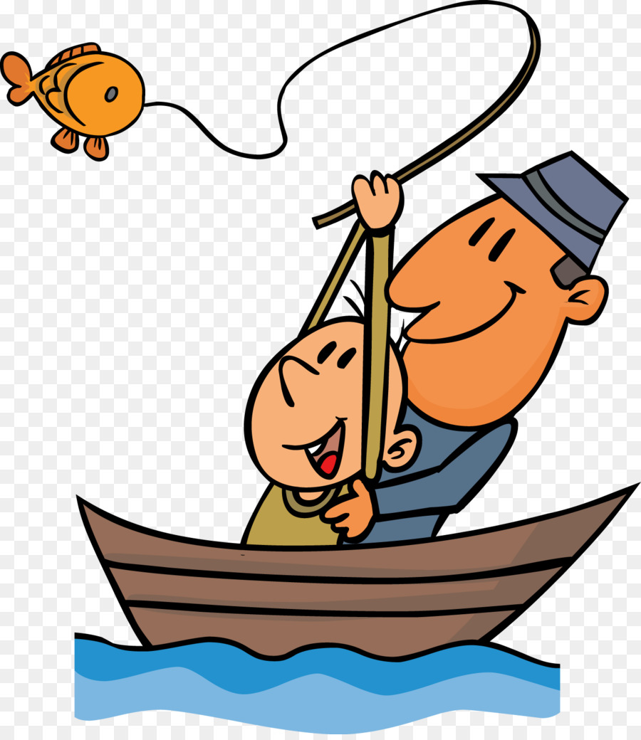 Fishing Cartoon clipart.