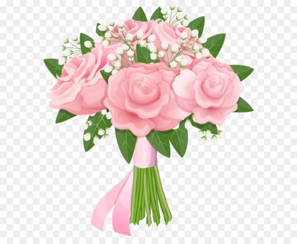 Download Flower bouquet Rose Pink Clip art #21 png.