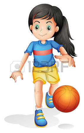 1,411 Basketball Girl Stock Illustrations, Cliparts And Royalty.