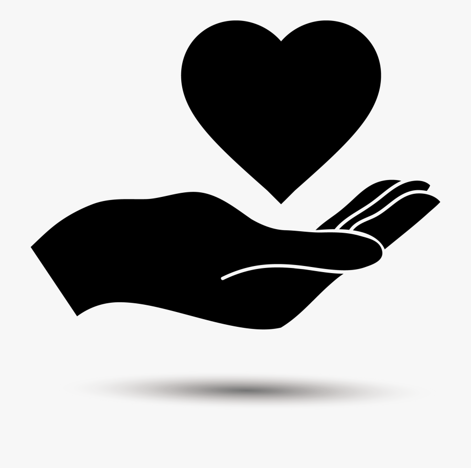 Clip Art Holding Hands Black And White.