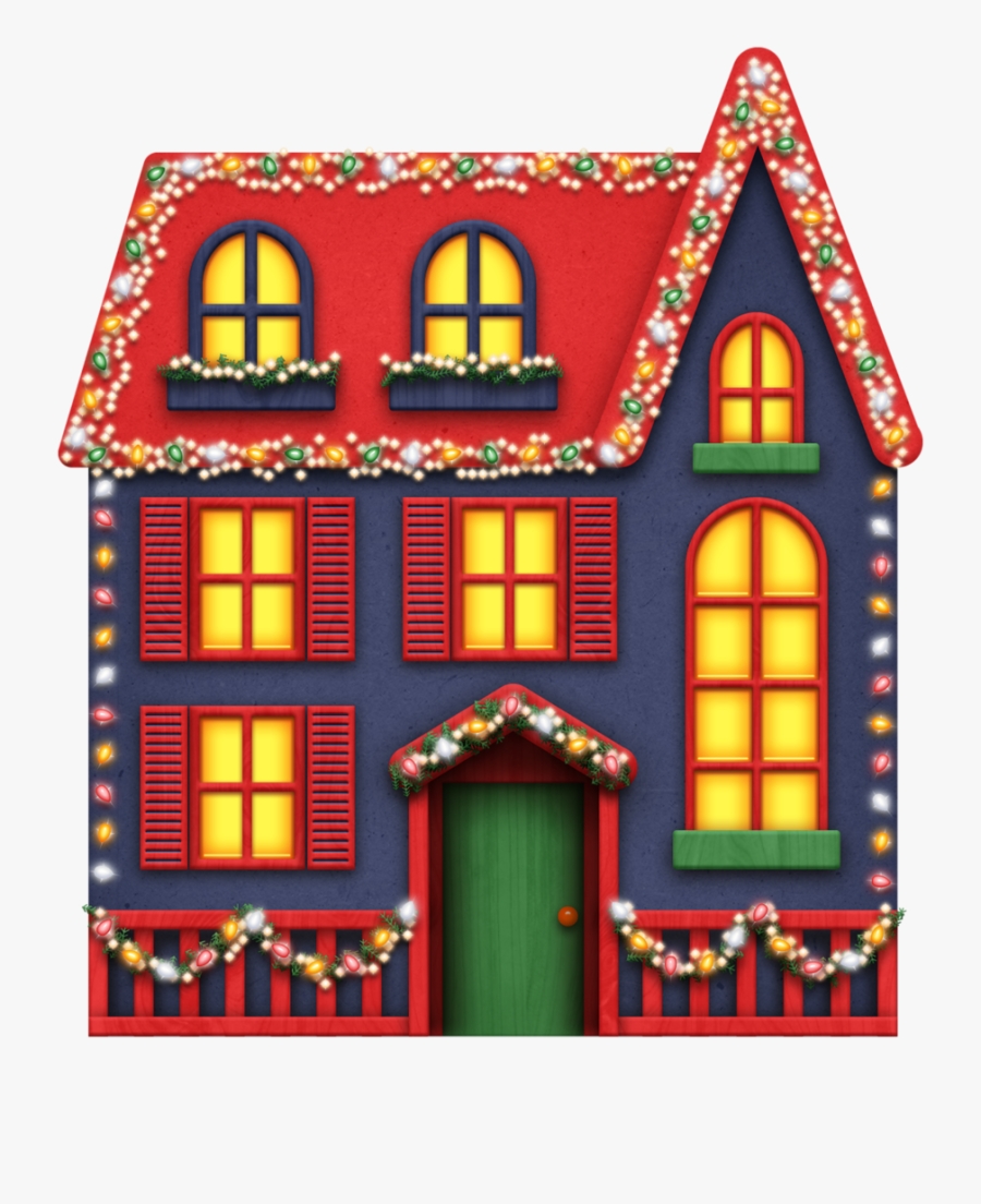 Clipart Houses Xmas.