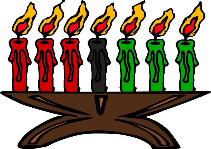 Free Clipart: Kwanzaa Kinara (Kwanzaa Candles).