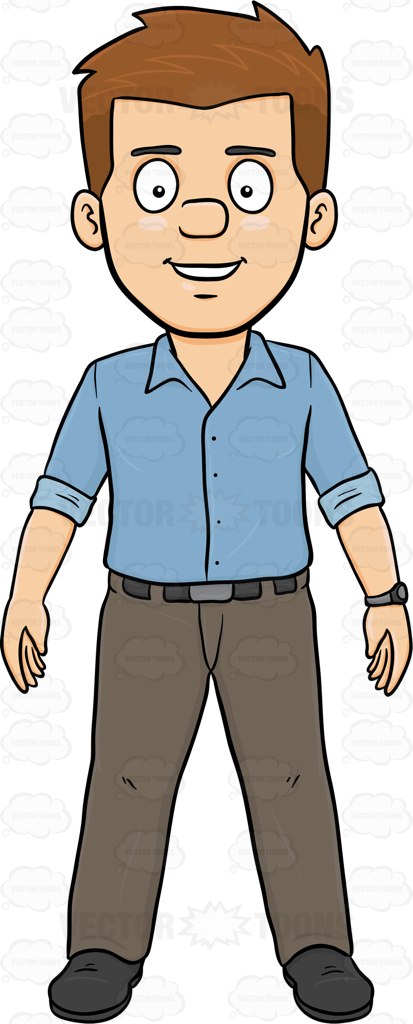 A man in business casual wear » Clipart Station.