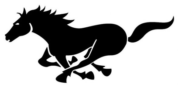 1157 Mustang free clipart.