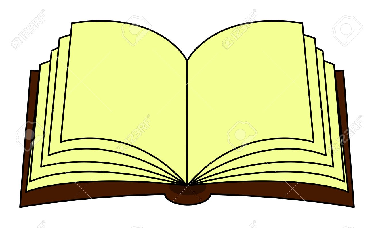Open Books Clipart Images.