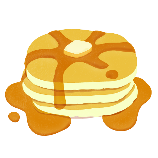 Pancake With Syrup Clip Art.