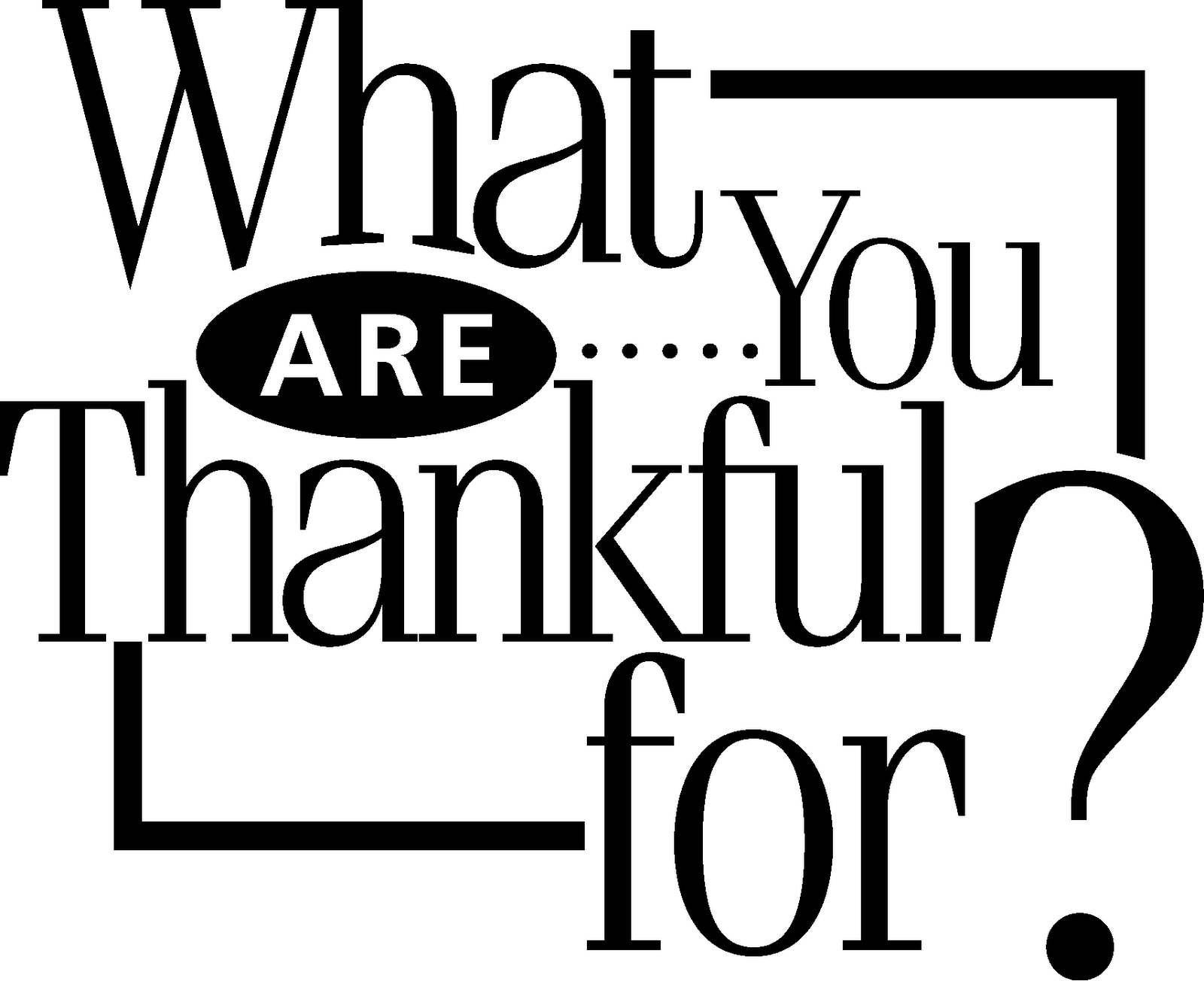 Thankful People Clipart.