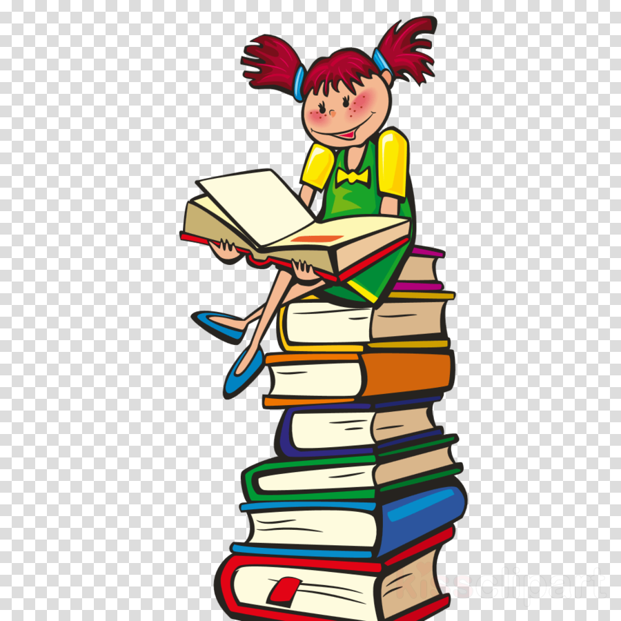 Child Reading Book clipart.