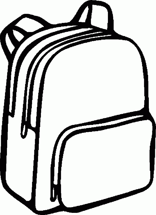 School Supplies Coloring Pages.
