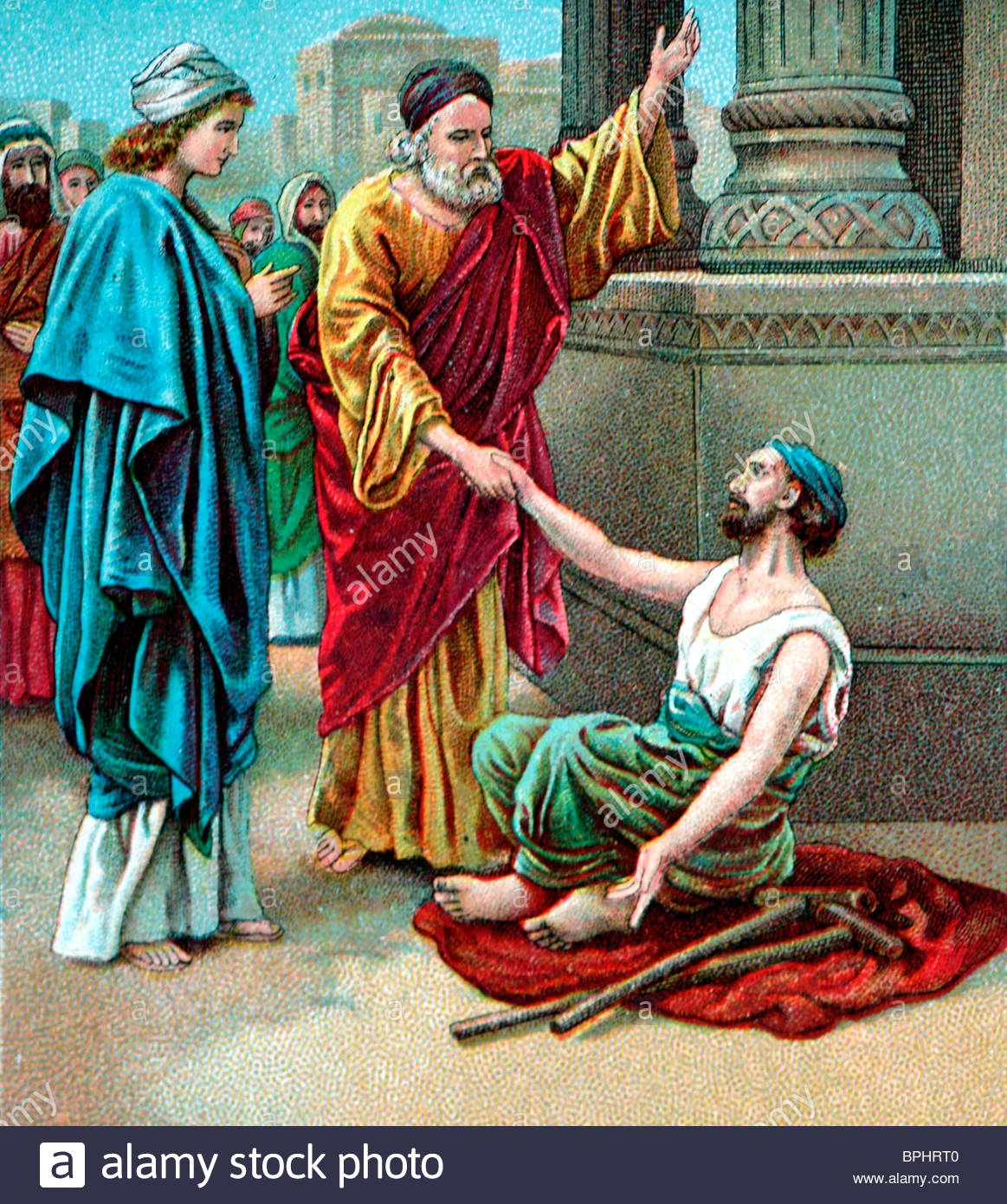 peter heals the lame man