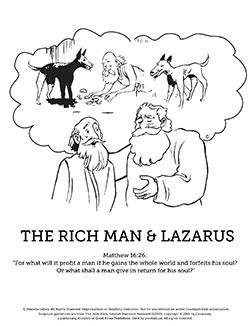 Spark Bible The Parable Of The Rich Man Clipart.