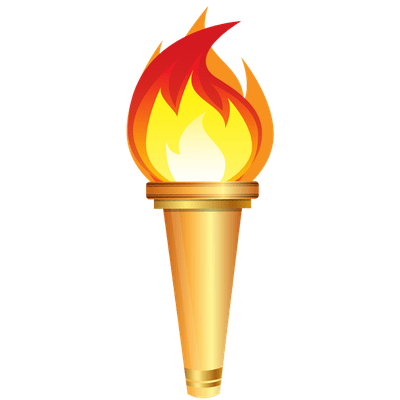 Olympic Torch Clipart transparent PNG.