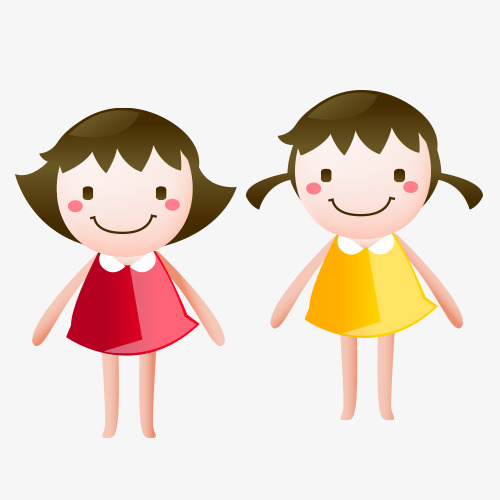 Two girls clipart 8 » Clipart Station.