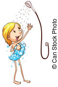 Taking shower Stock Illustration Images. 436 Taking shower.