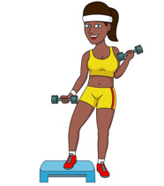 clipart of woman working out 20 free Cliparts | Download images on