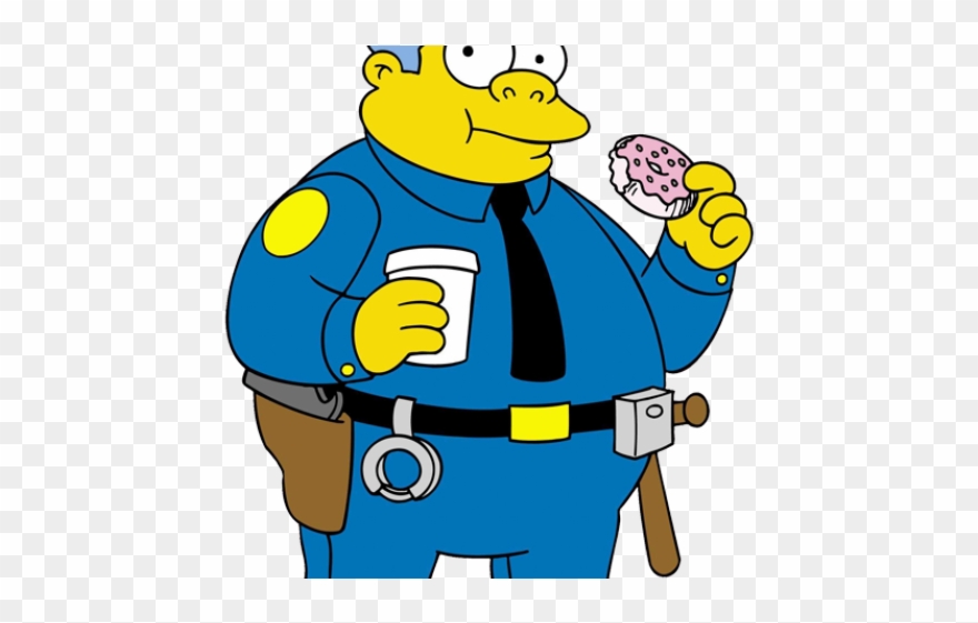 The Simpsons Clipart Police Officer.
