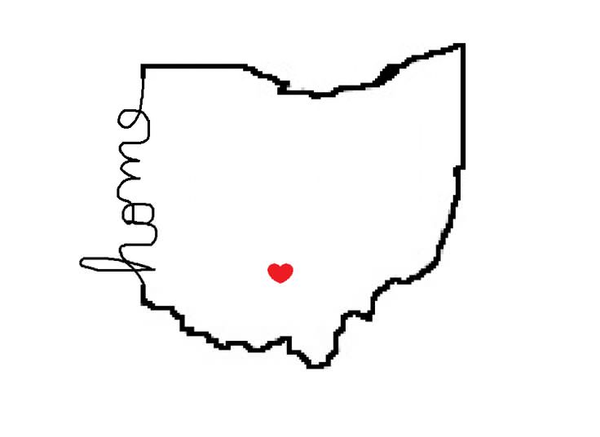 State Of Ohio Clipart.