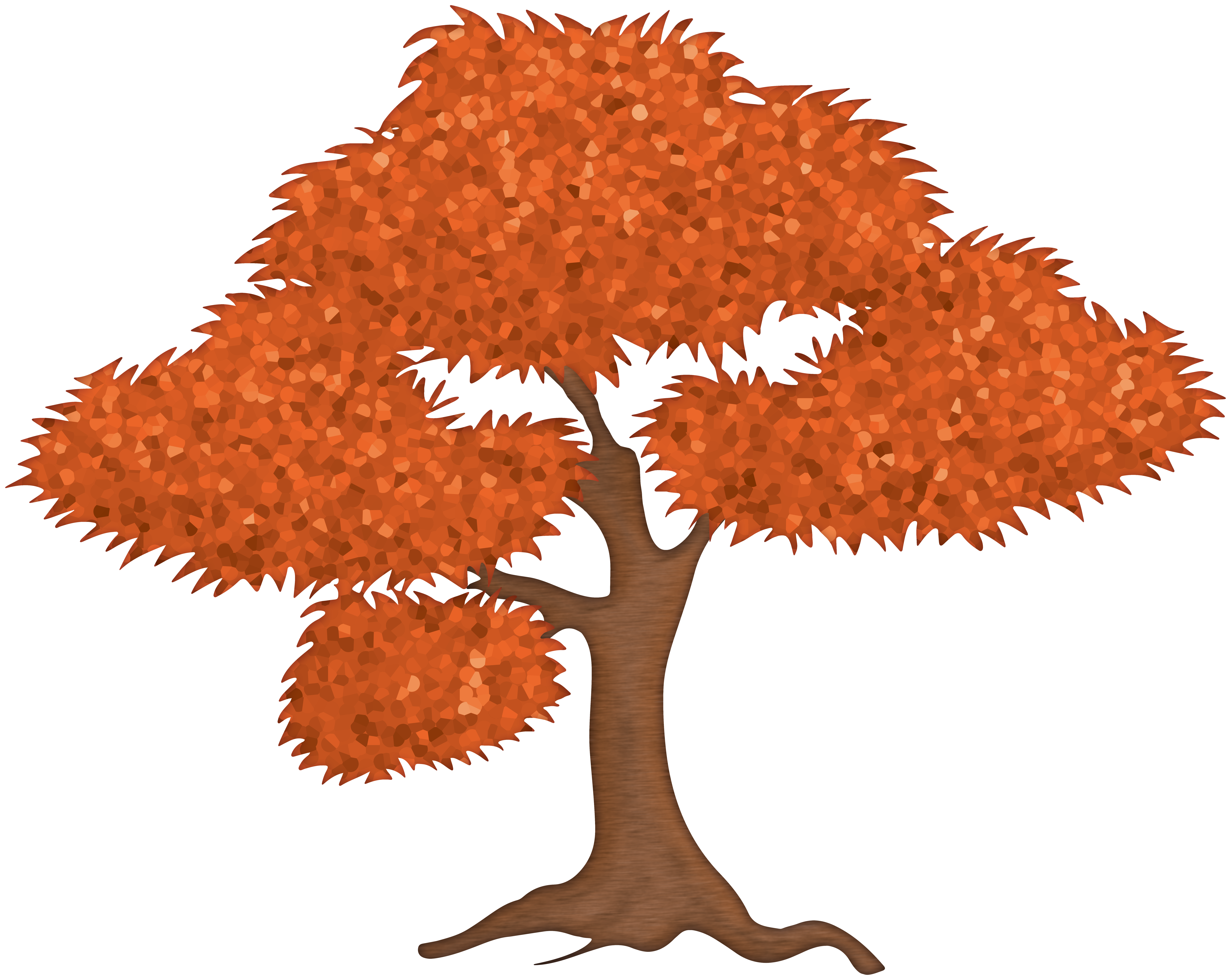 Orange Tree PNG Clipart.