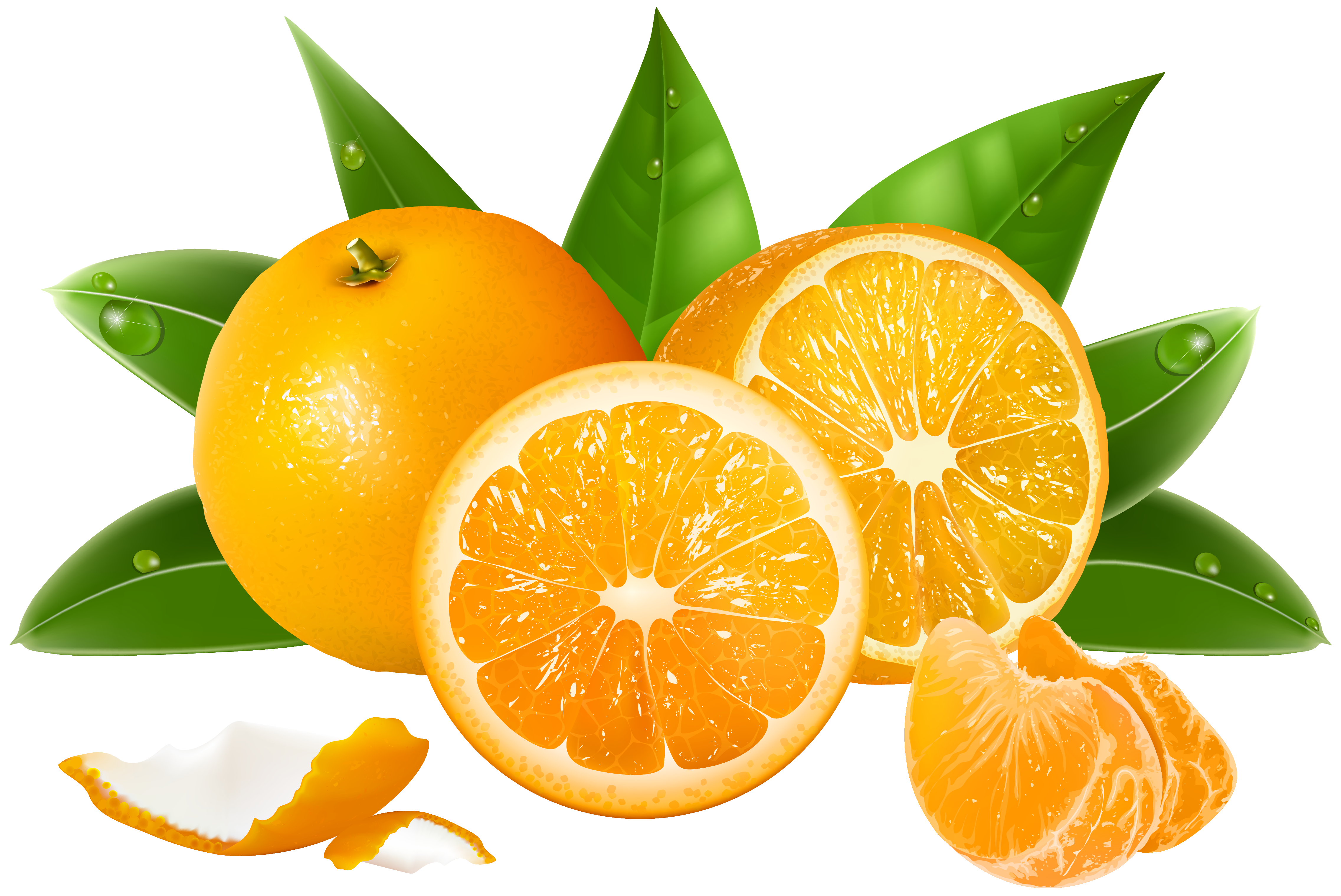 Oranges PNG Clipart Image.