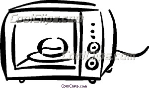 microwave oven Clip Art.