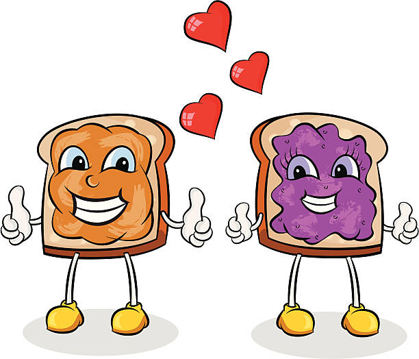 Best Peanut Butter And Jelly Sandwich Illustrations, Royalty.