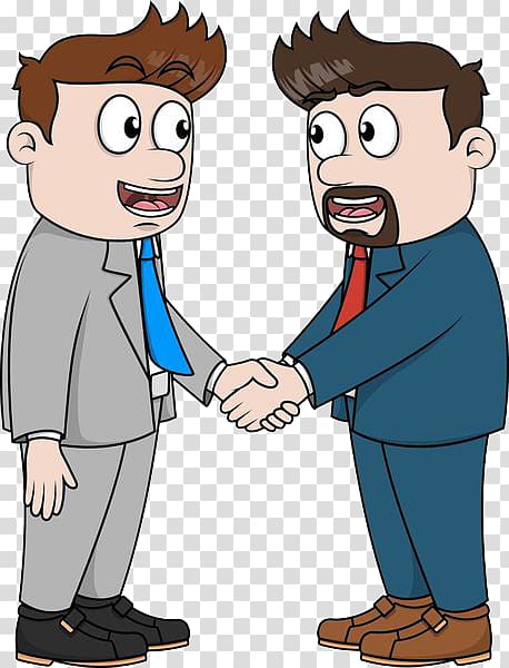 People shaking hands sincerely transparent background PNG.