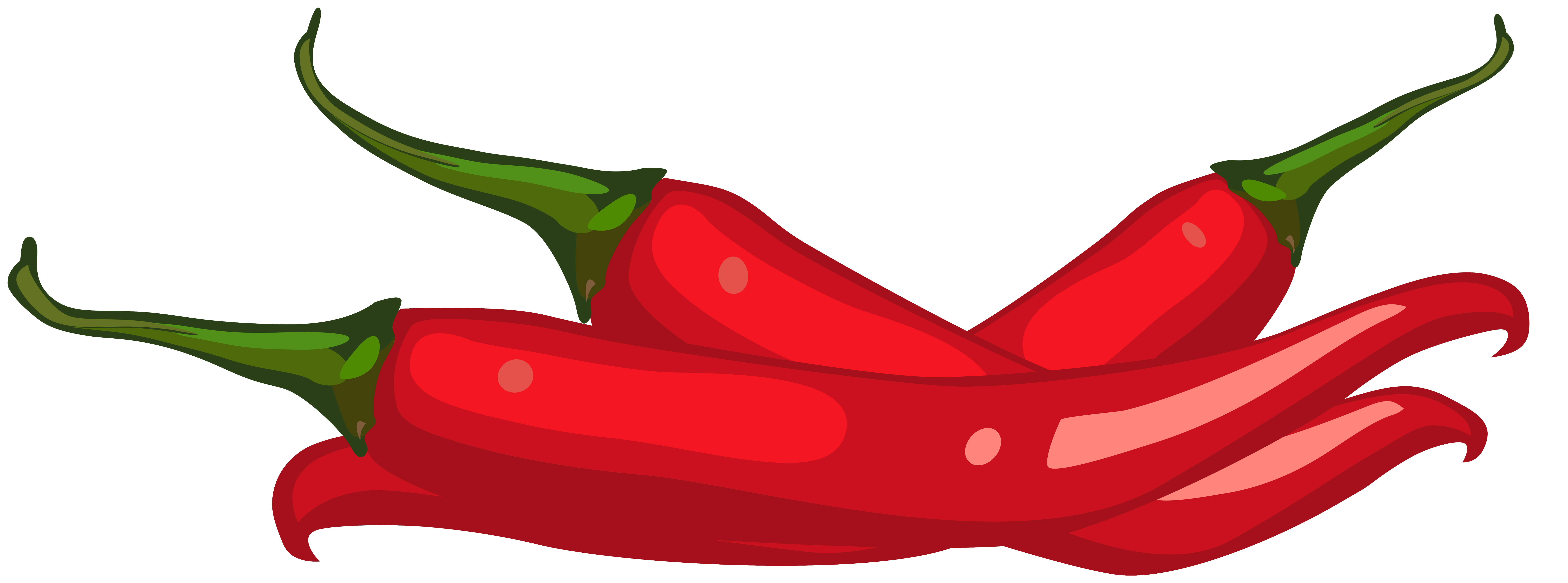 Red Peppers PNG Clip Art.