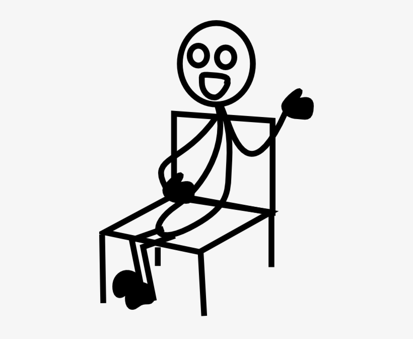 Person Sitting Down Clipart.