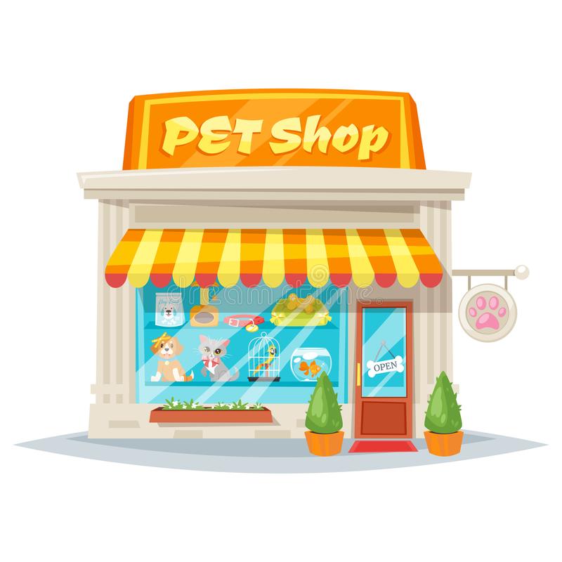 Pet Shop Stock Illustrations.