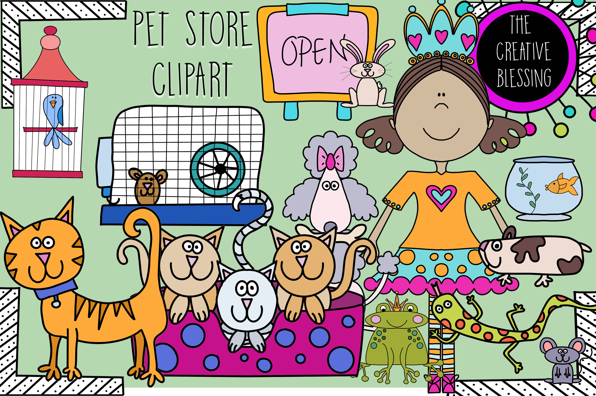 Pet Store Clipart.