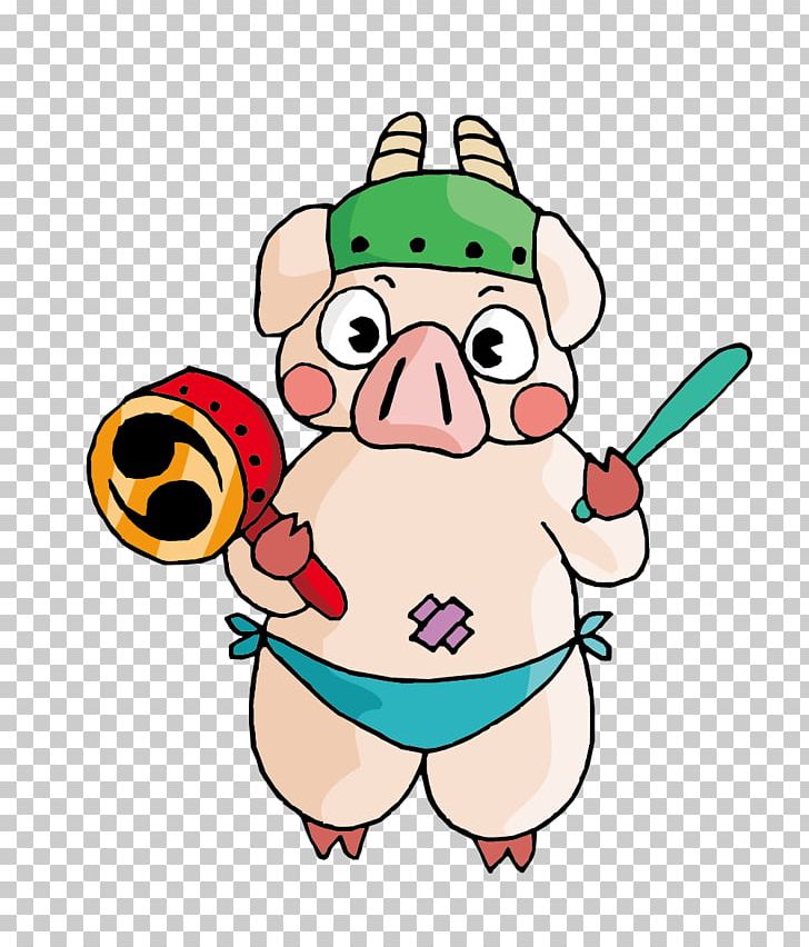 Pigsy Domestic Pig Cartoon PNG, Clipart, Animals, Art.
