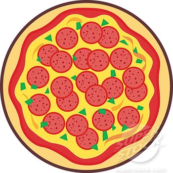 Whole Pizza Clipart.