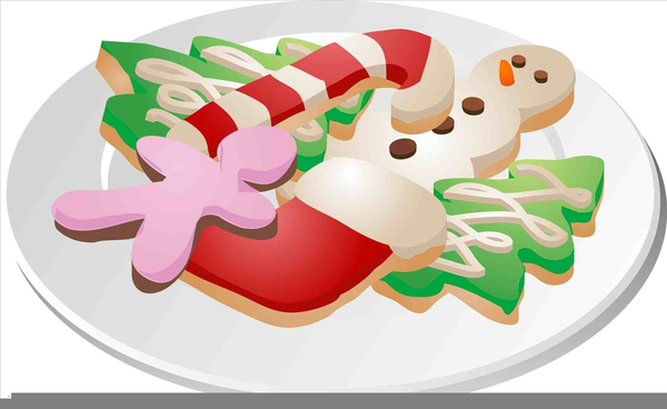 Clipart Plate Christmas Cookies.