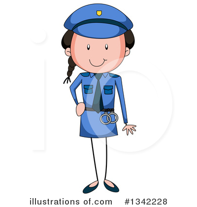Police Woman Clipart #1342228.