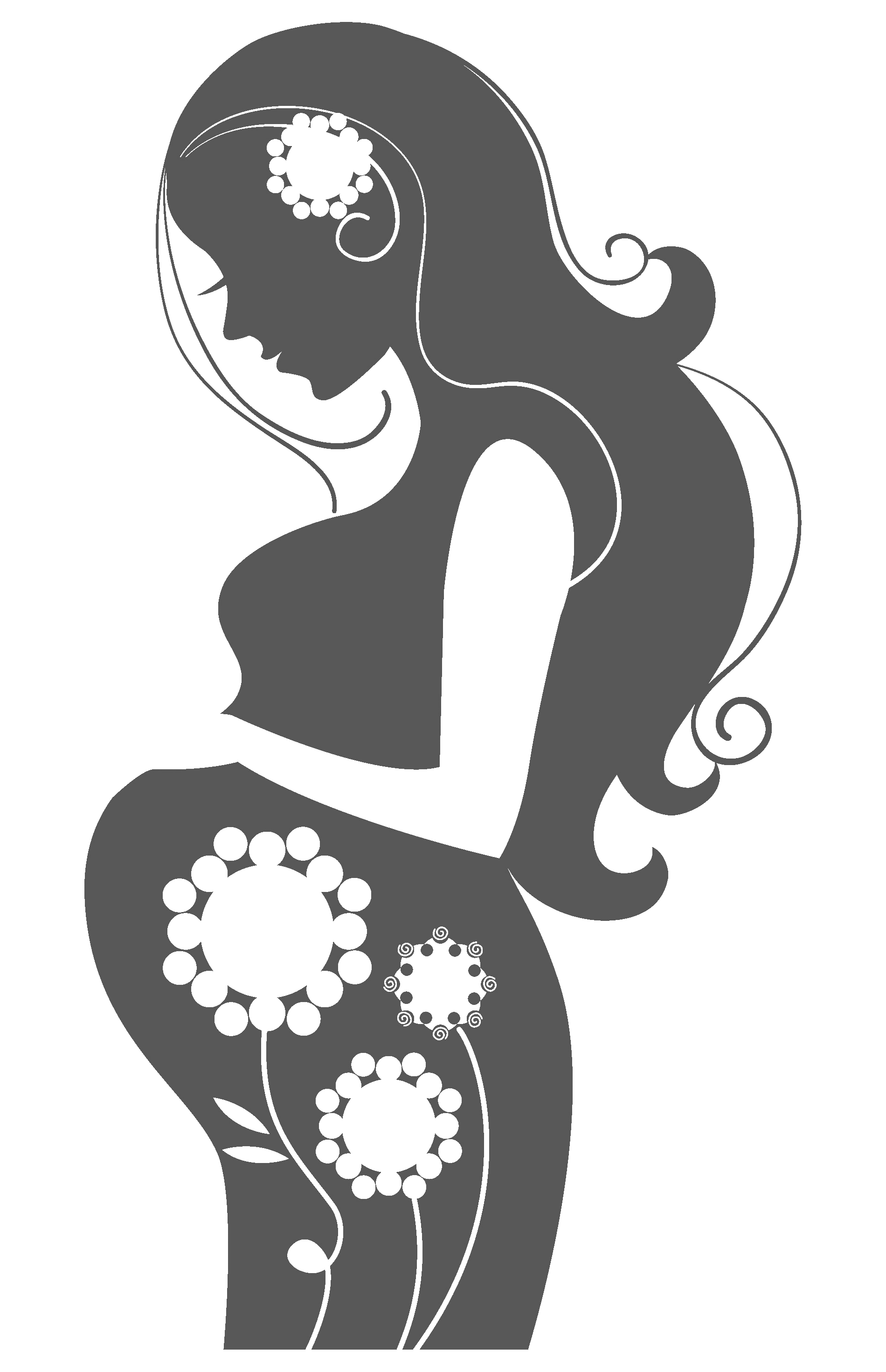 Pregnancy Silhouette Woman Clip art.