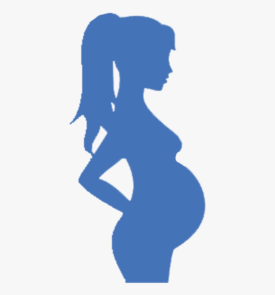 Transparent Pregnant Silhouette Png.