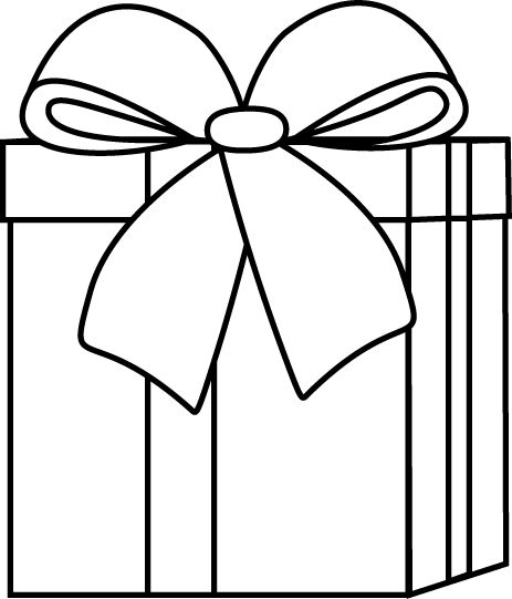 Free Gifts Clipart Black And White, Download Free Clip Art.