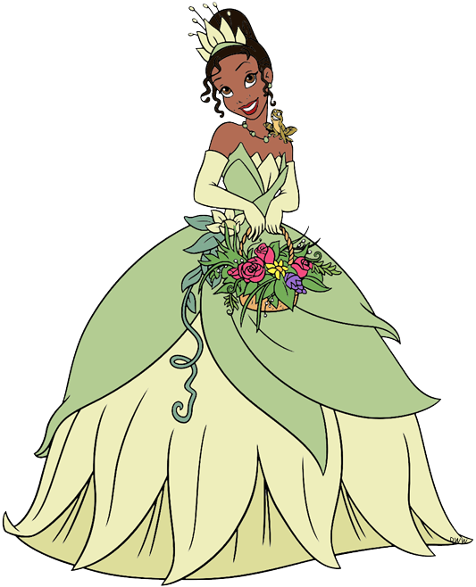 The Princess and the Frog Clip Art.