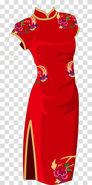 Cheongsam PNG clipart images free download.