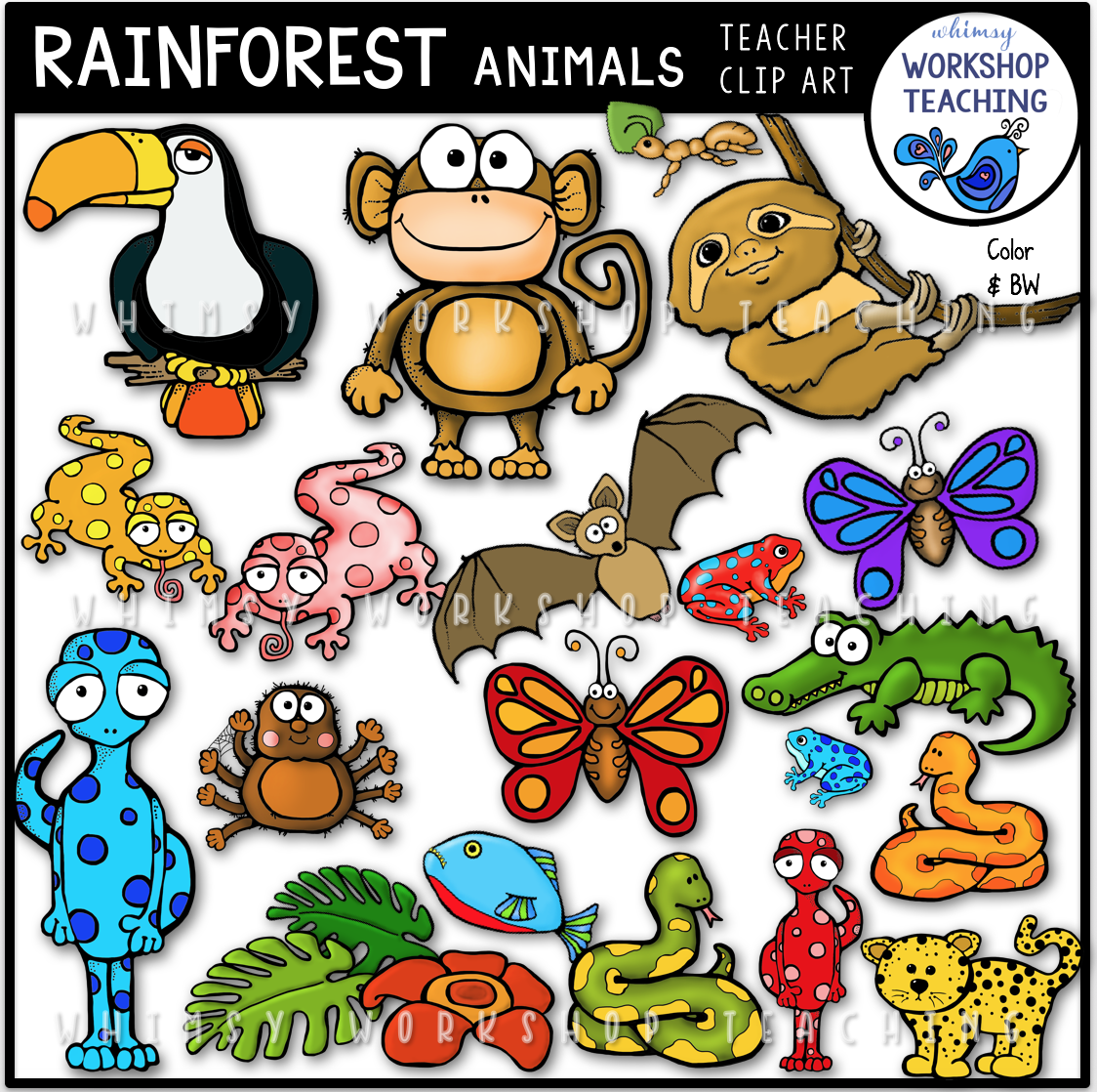 clipart rainforest animals 20 free Cliparts | Download images on